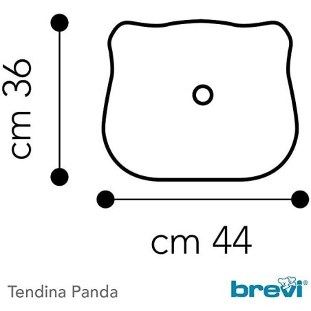 Parasol Panda Brevi