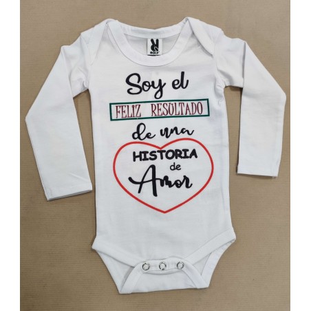 Body Personalizado 0-3 Meses Historia Amor