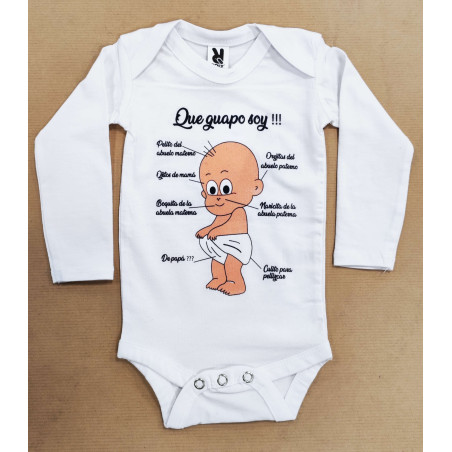 Body Personalizado 0-3 Meses Guapo