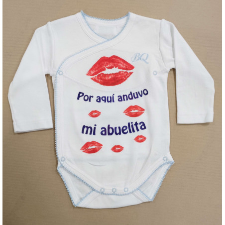 Body Personalizado 0-3 Meses Abuelita Besos