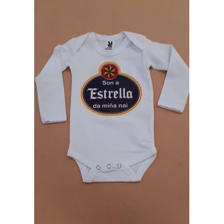 Body Personalizado 0-3 Meses Estrella Nai