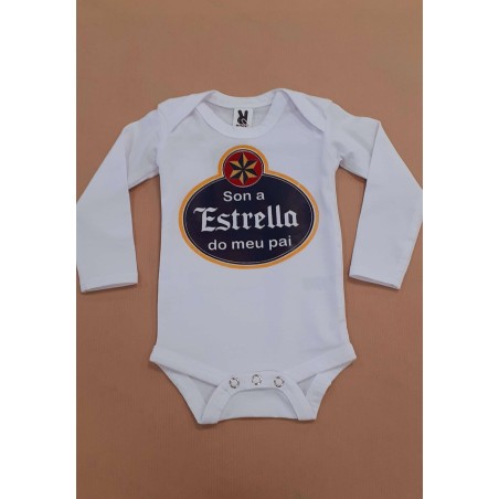 Body Personalizado 0-3 Meses Estrella Pai