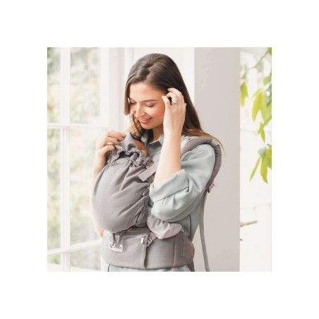 Mochila Portabebés E-Carrier Light Grey