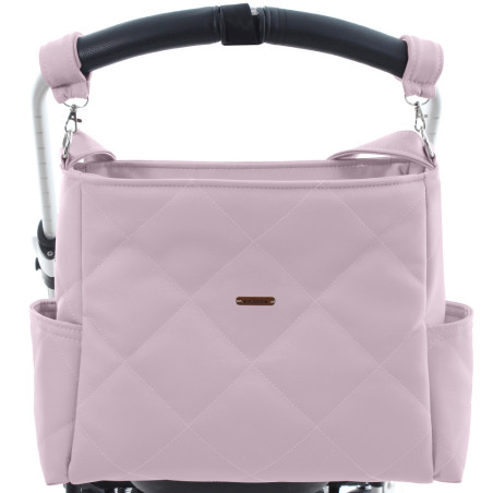 Bolso Maternal Cocco Rosa Empolvado Uzturre