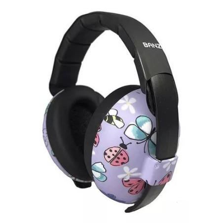 Auriculares Anti Ruido Mariposas Banz Btbox