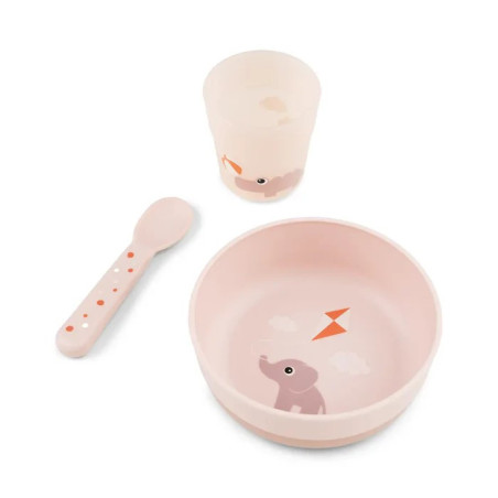 Vajilla First Meal Playground Rosa de Donebydeer