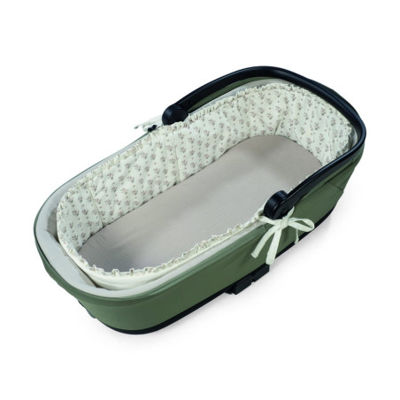Cubre Capazo Varillas + Bajera Botton Flowers de Walking Mum