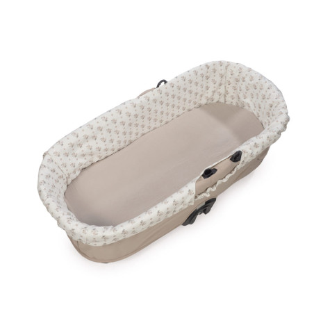 Cubre Capazo Con Goma Botton Flowers de Walking Mum