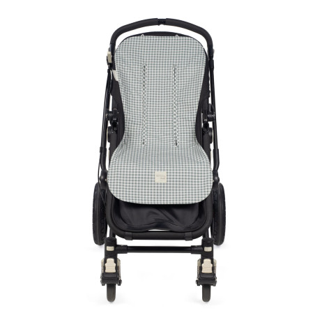 Colchoneta Silla I Love Vichy Verde de Walking Mum