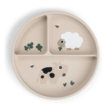 Plato Con Ventosa Arena de Donebydeer