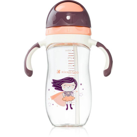 Botella C/Pajita Supergirl Kikkaboo